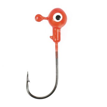 Джиг головка крашеная "Шар", Вес: 7,0 гр. Цвет: красный